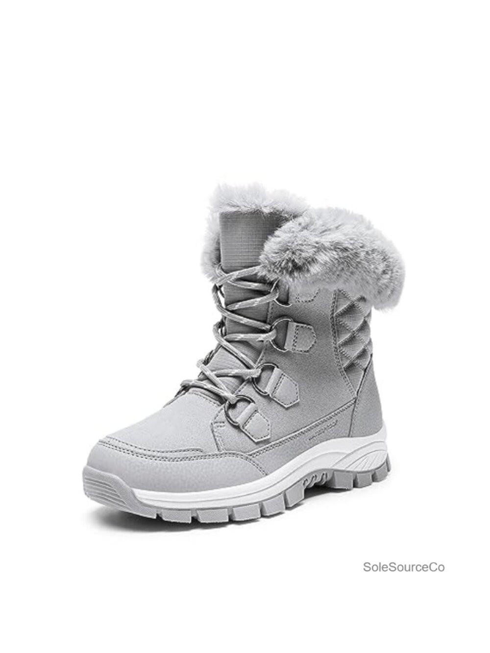 Waterproof Winter Snow Boots Faux Fur Lined Mid-Calf Women's